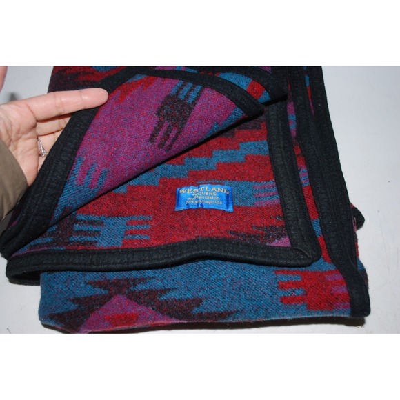Pendleton Westland Blanket – Wool – Southwest Geometric Pattern – Multicolor - Picture 2 of 4